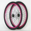 26 inch Mountain Bike Bicycle Wheels for Disc or Rim Brakes with Kenda Kobra 26 X 2.0 Tires and Tubes (Pink) view 1