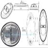 1 PAIR Marine Fishing Pontoon Boat LED Surface Mount Docking Light Waterproof view 4