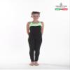 Sagester # 625 / Italy Hand-Made/Figure Ice Skating Bodysuit/SW/Sz: M, Green view 3