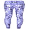 Sister Amy Women's Digital Animal Printed Ankle Elastic Tights Legging Purple Flower US L view 2