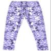 Sister Amy Women's Digital Animal Printed Ankle Elastic Tights Legging Purple Flower US L view 4