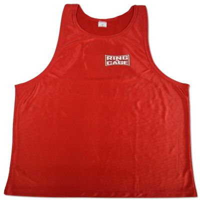 Boxing Competition Jersey/Tank Top (Red, Large)