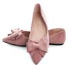 Dear Time Women Casual Comfortable Slip On Ballets Flats Pointy Toe Elegant Wedding Flat Shoes Light Purple-7490 US 9.5 view 1