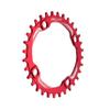 Funn Solo Narrow Wide Chainring for 9 10 11 12 Speed Chain, Fits 104mm BCD Interface Crankset, Single Speed Bike Chain Ring for MTB, BMX Bike, Gravel Bike and Road Bike (32T, Red) view 1