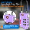 Forge TSA Approved Luggage Locks, Re-settable Combination with Alloy Body, Light Purple 2 PK, for Luggage, Suitcase, Backpack and More. view 3