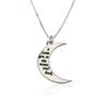 FUJIN 925 Sterling Silver I Love You to The Moon and Back Necklace Pendant (Silver) view 1
