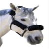 ECP Equine Comfort Products Merino Sheepskin Halter Fleece Set for Horses, 100% Natural Wool, Chafe Protection, Breathable Relief & Cushioned Comfort, Machine Washable, 4-Piece Set, Black view 1