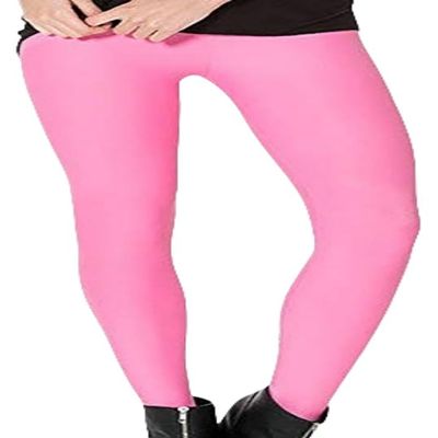 Sister Amy Women's Digital Galaxy Printted Ankle Elastic Tights Legging Pink US XXL