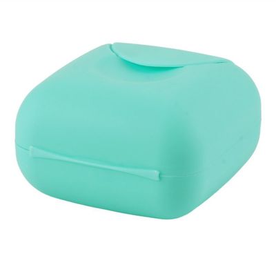 Inovat 2 Pcs Small Size Plastic Soap Case Holder Container Box Home Outdoor Hiking Camping Travel,2.75 * 2.75 * 1.65 inch Blue