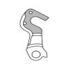 Gurpil mycycle n-199 Sideburns Aluminum, Unisex Adult, Black, One Size view 3