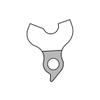 Mycycle N-140 Sideburns Aluminum, Unisex Adult, Black, One Size view 4