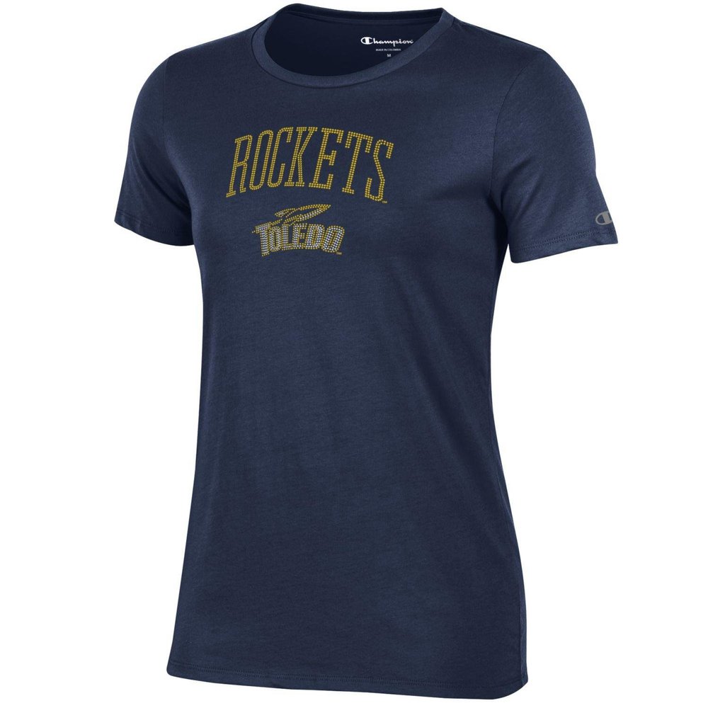 Champion NCAA Women's University V-Neck 1, Toledo Rockets, X-Small
