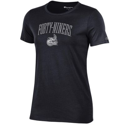 Champion NCAA Women's University V-Neck 1, North Carolina Charlotte 49Ers, Small