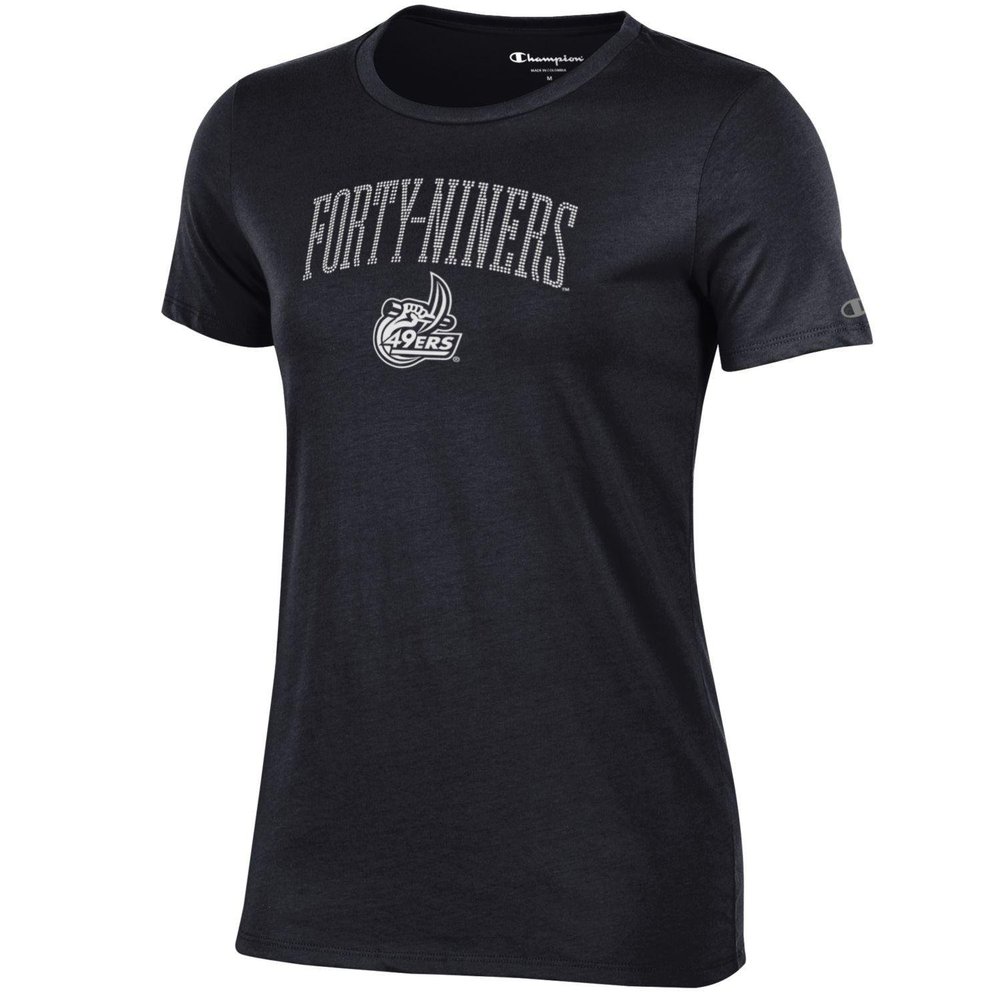 Champion NCAA Women's University V-Neck 1, North Carolina Charlotte 49Ers, Small