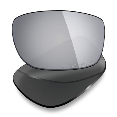 Mryok+ Polarized Replacement Lenses for Oakley Jawbone/Racing Jacket - Silver Titanium