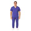 M&M SCRUBS Men Scrub Set Medical Scrub Top and Pants 4XL Purple view 2