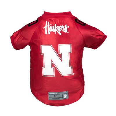 Littlearth NCAA Nebraska Cornhuskers Premium Pet Jersey, Team Color, X-Small