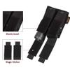 EXCELLENT ELITE SPANKER Molle Single/Double Pistol Mag Pouch Tactical Magazine Pouch Tool Organizer Holder (Double Black) view 4