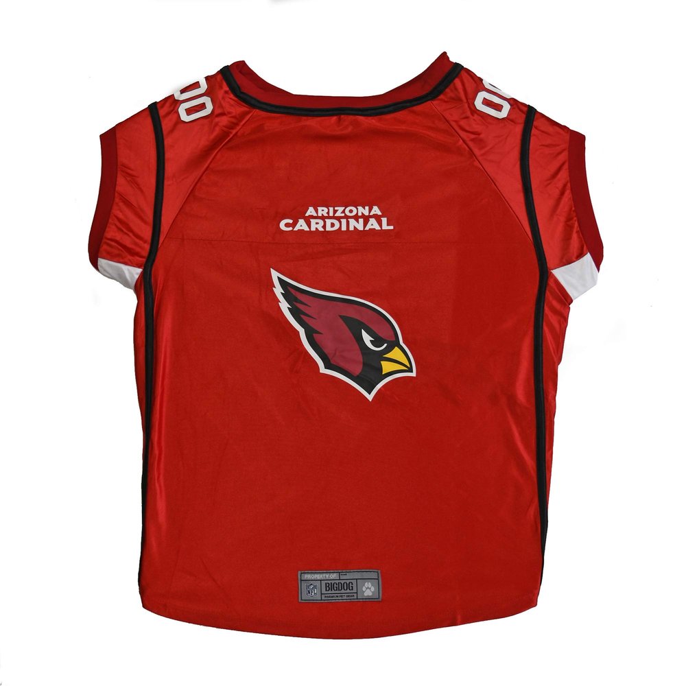 Littlearth NFL Arizona Cardinals Premium Pet Jersey, Team Color, Big Dog