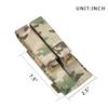 EXCELLENT ELITE SPANKER Open Top Single/Double/Triple Kriss Mag Pouch Tactical Molle MP7 Magazine Pouch (Double Multicam) view 3