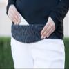 BANDI Plus Size Fanny Pack for Women - Travel-Ready Pocket Belt with Secure Hidden Money & Running Belt for Phone, Passport, Keys, & Medical Devices, Adjustable Fit, Comfortable (Strata Black/Gray) view 3