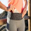 BANDI Plus Size Fanny Pack for Women - Travel-Ready Pocket Belt with Secure Hidden Money & Running Belt for Phone, Passport, Keys, & Medical Devices, Adjustable Fit, Comfortable (Strata Black/Gray) view 4