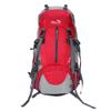UNISTRENGH Hiking Backpack Nylon Water-resistant 50 Liter Backpacking Internal Frame Trekking Bag with Rain Cover (Red) view 2