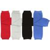 Bowbear Baby 4-Pair Leg Warmers, Solids in Red, White, Black, Blue view 1