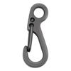 10PCS Mini SF Paracord Keychain Carabiner Clip,EDC Clasps Gear for Umbrella Rope Parachute Cord Outdoor Tactical Survival Backpack Camping (Gray) view 2