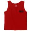 0021. Vintage American Flag United States of America Military us USA Patriotic Style Men's Tank Top (Red, X-Large) view 2