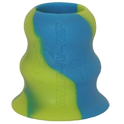 Grip-N-Rip II Softball Bat Taper Non-Slip Ergonomic Grip for Secure Hold Durable Easy Installation Fits Most Softball Bats Ideal for Enhanced Comfort & Performance (Electric Blue/Neon Green)