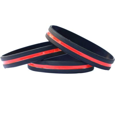60 Adult and 40 Youth Thin Red Line Wristbands