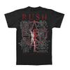 Cyberteez Rush 2112 Tour 1976 Men's T-Shirt (XL) Black view 3