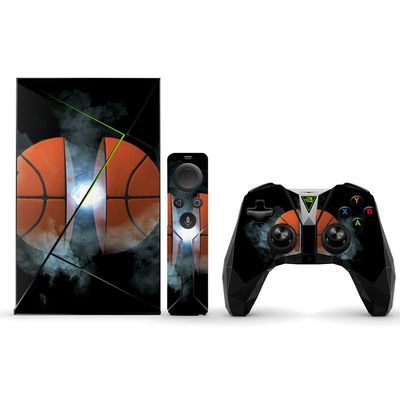 MightySkins Skin Compatible with NVIDIA Shield TV (2017) wrap Cover Sticker Skins Basketball Orb
