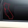 Nashville Decals California Vinyl Decal Laptop Car Truck Bumper Window Sticker - Red view 1