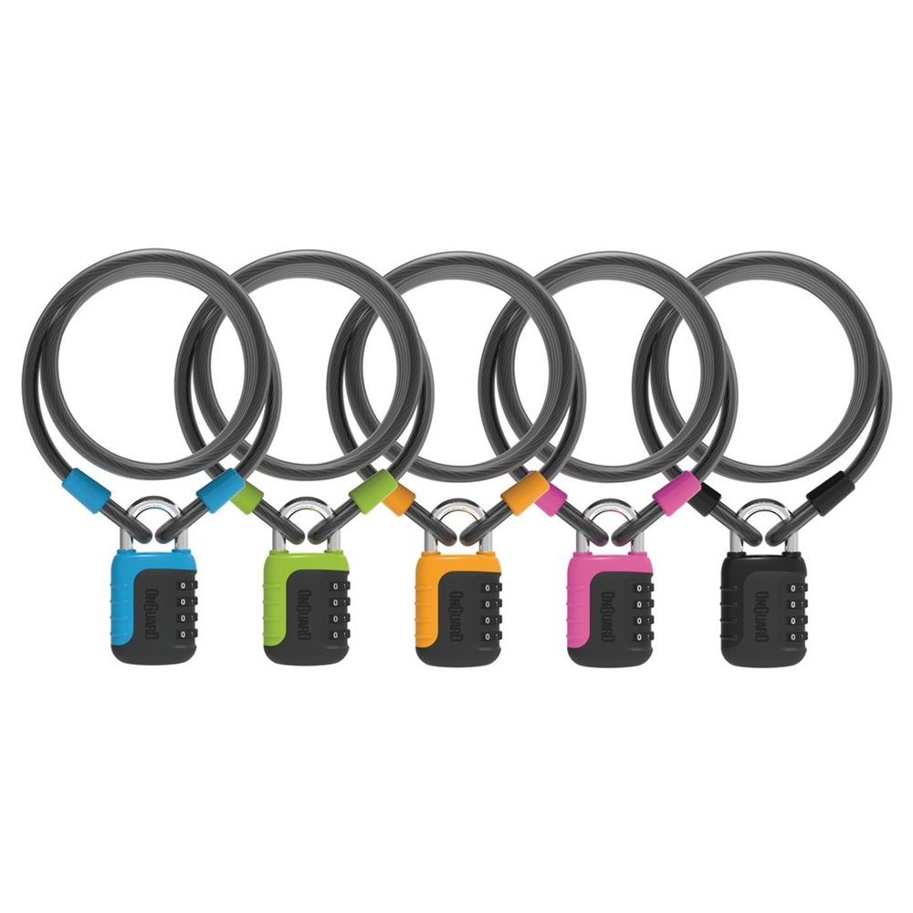 Onguard Unisex - Adult Combo Neon Bike Lock - Grey, 1size