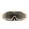 EnzoDate Military Alpha Ballistic Goggles Tactical Army Sunglasses Airsoft CS Paintball Glasses 3 Lens Kit (Tan) view 2