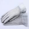 URSFUR Women Summer Outdoor Driving Gloves Anti Sun Uv Lace Touchscreen Non-slip Gray view 2