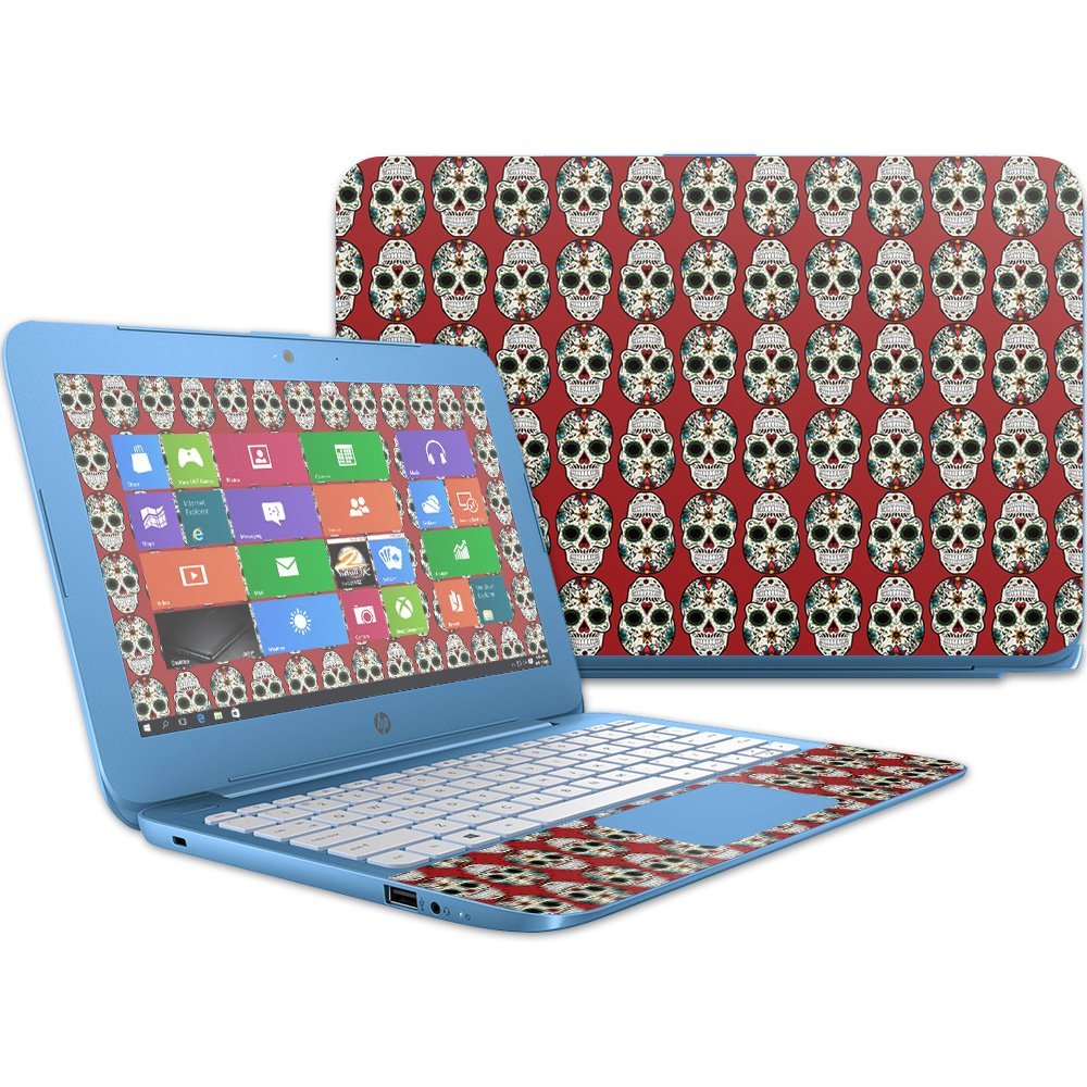 MightySkins Skin Compatible With HP Stream 11" (2017) wrap cover sticker skins Sugar Skull