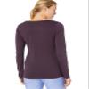 Adar Uniforms Underscrubs for Women - Long Sleeve Comfort Tee - 2900 - Eggplant - L view 3