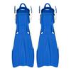 Palantic Scuba Choice Open Heel Rubber Dive Fins with Bag, Blue, Large view 1