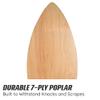 Osprey Surf Skimboard for Kids and Adults - 41 Inch Pintail Beginner Skim Board with 7 Ply Wood Construction - Black view 3