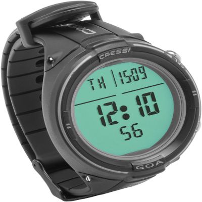 CRESSI Goa Scuba Diving Computer, Black/Gray
