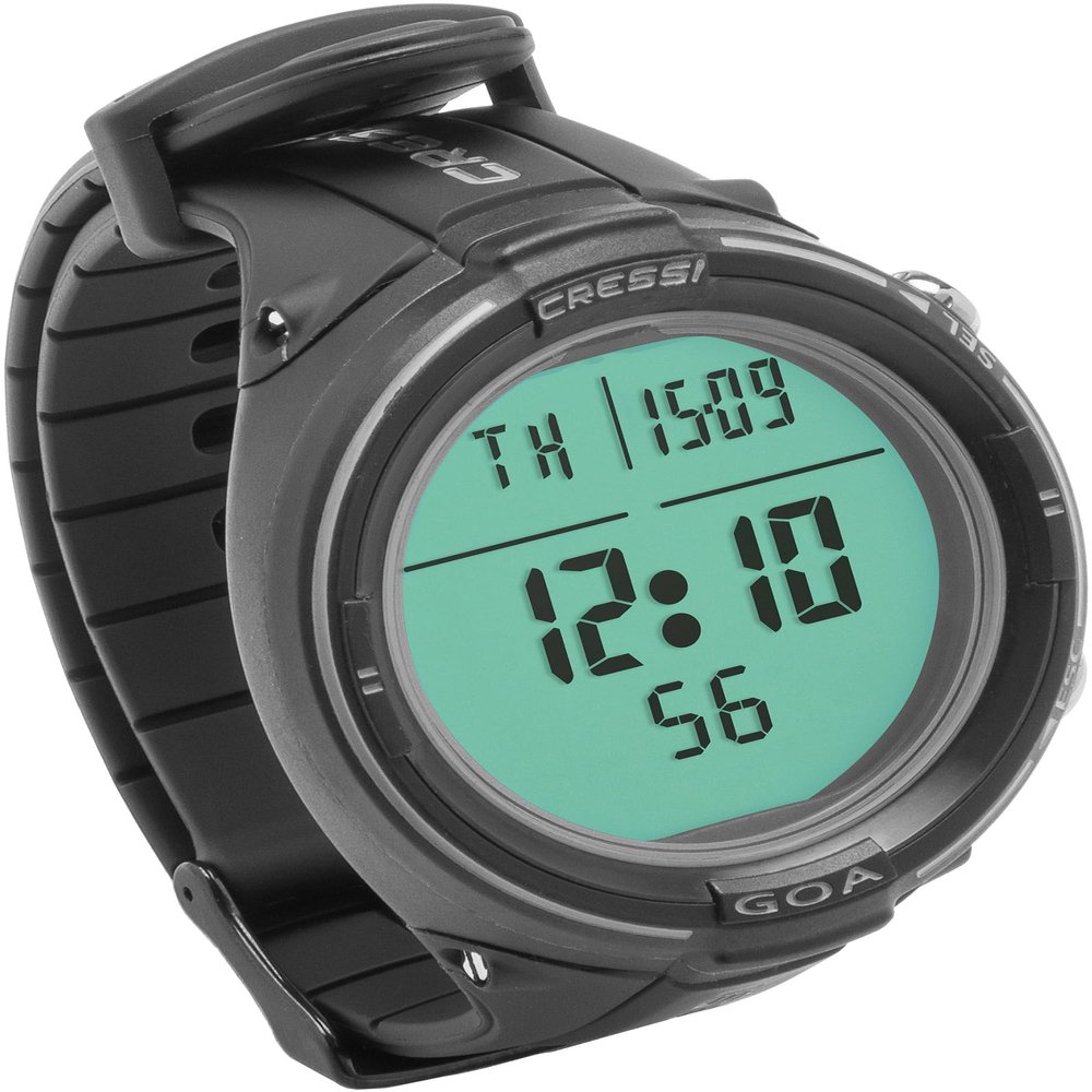 CRESSI Goa Scuba Diving Computer, Black/Gray