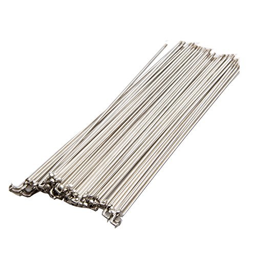 BaveL 36PCS Stainless Steel Spokes Mountain Bike Spokes MTB 91mm-197mm w/Nipples (179)