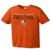 NCAA Bowling Green Falcons Youth Boys Destroyed Short sleeve Polyester Competitor T-Shirt, Youth X-Large,Orange view 1