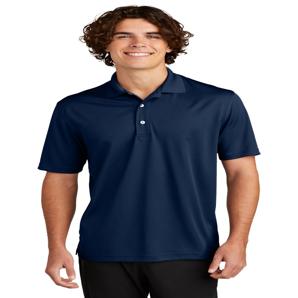 SPORT-TEK Unisex Dri-Mesh Polo Navy