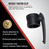 ASP T-Series Nexus Baton Clip, Talon-Baton Handle, Tactical Baton Accessories, Black view 2