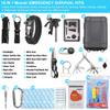 EMDMAK Survival Kit Outdoor Emergency Gear Kit for Camping Hiking Travelling or Adventures view 2