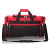 DALIX 21" Blank Sports Duffle Bag Gym Bag Travel Duffel with Adjustable Strap in Red view 2